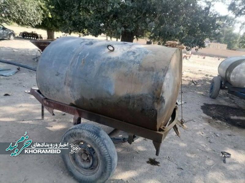 کشف گازوئیل فاقد مجوز در خرم بید
