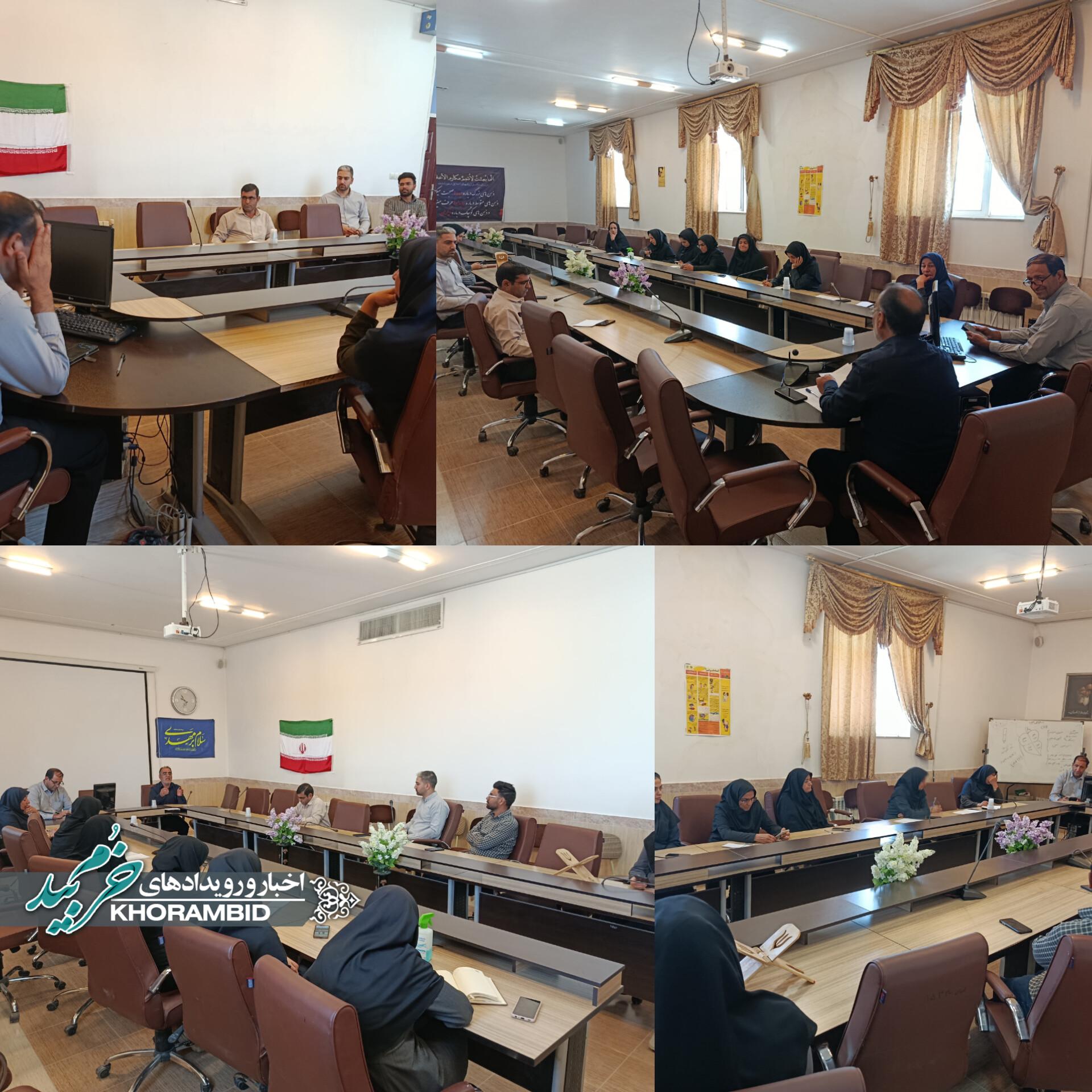 برگزاری کمیته قلب با هدف ارتقای سلامت قلب و عروق در شهرستان خرم‌بید