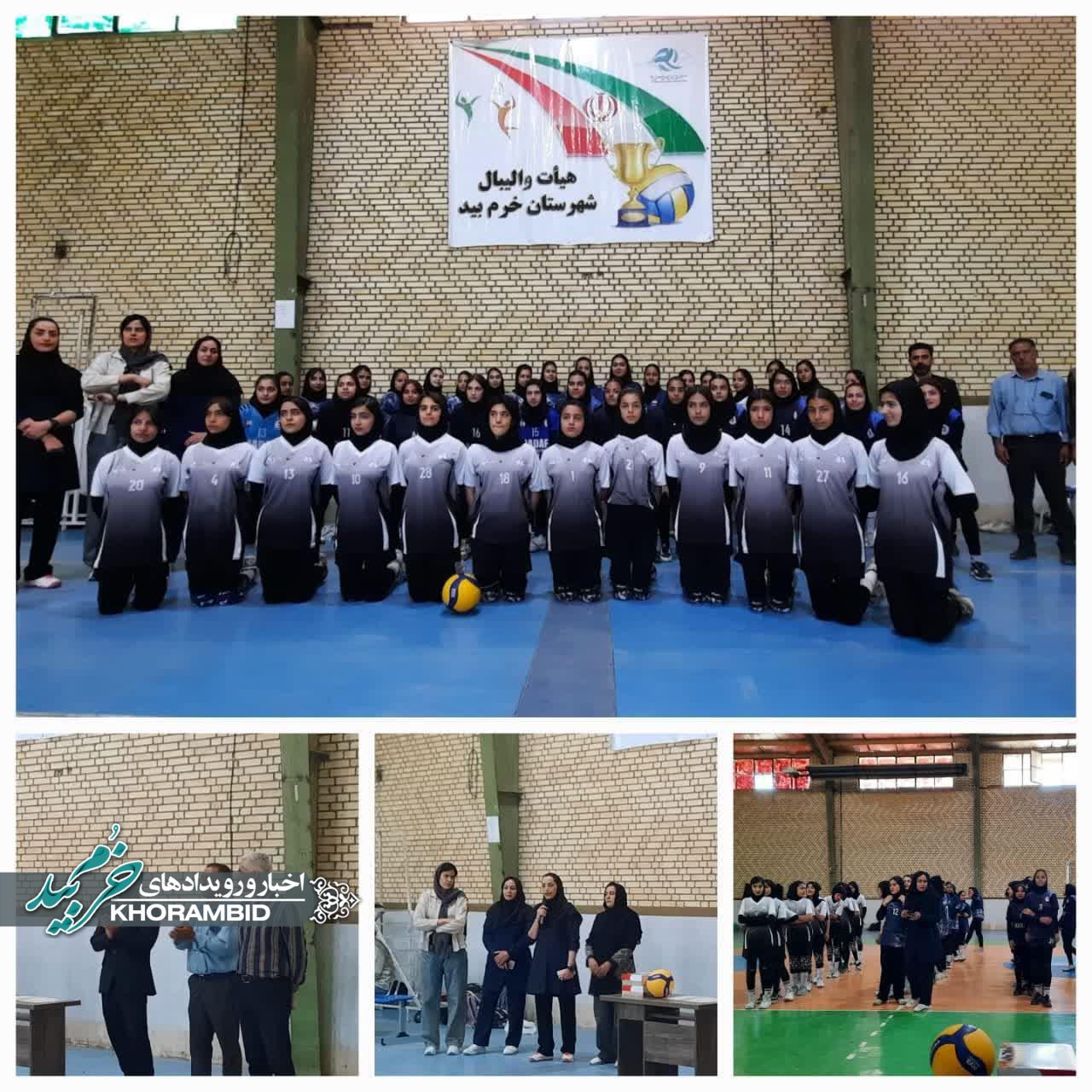قهرمانی تیم اسپوت در مسابقات والیبال نوجوانان دختران صفاشهر