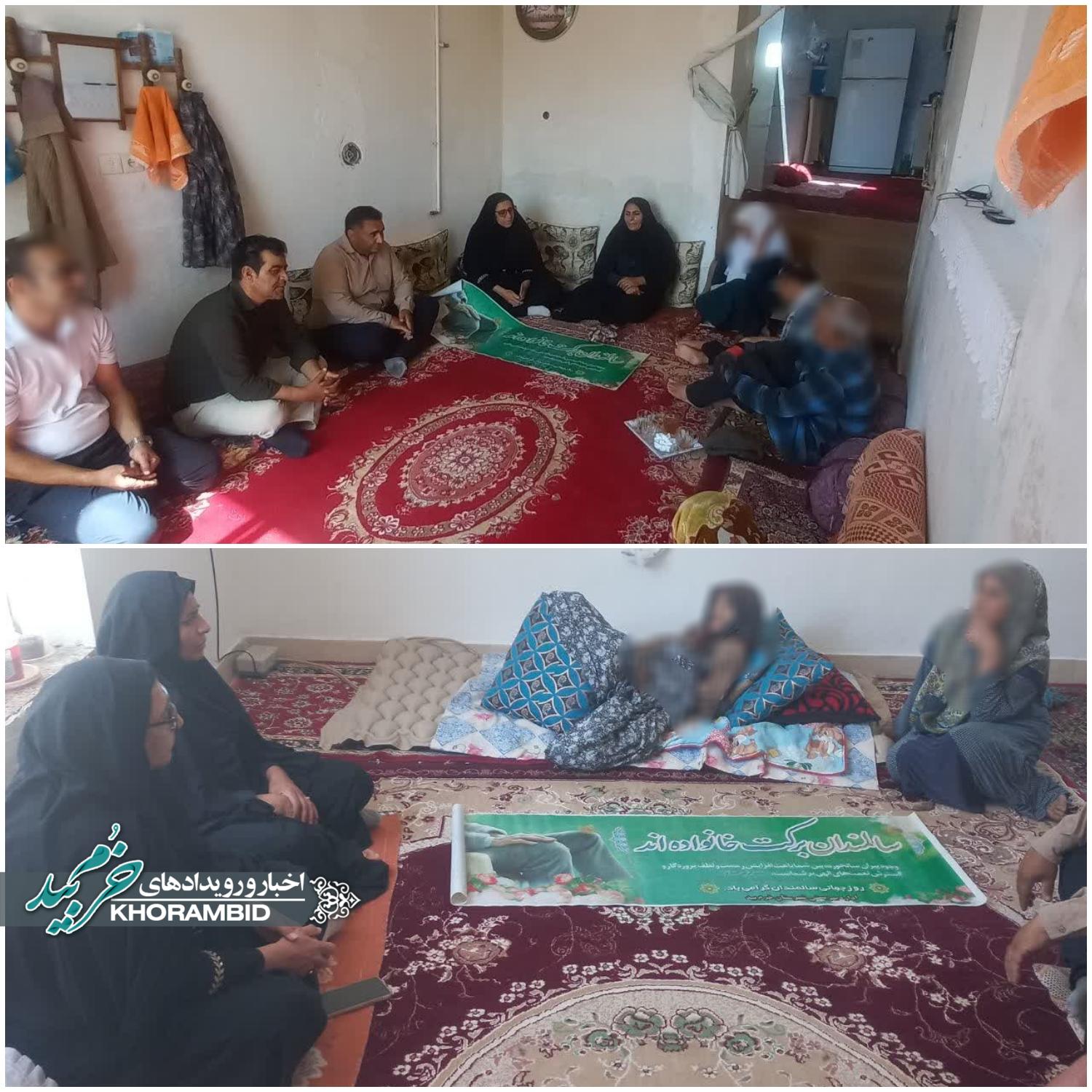 بازدید مسئولان بهزیستی از منازل سالمندان دارای فرزند معلول در روستاهای خورجان و مظفرآباد