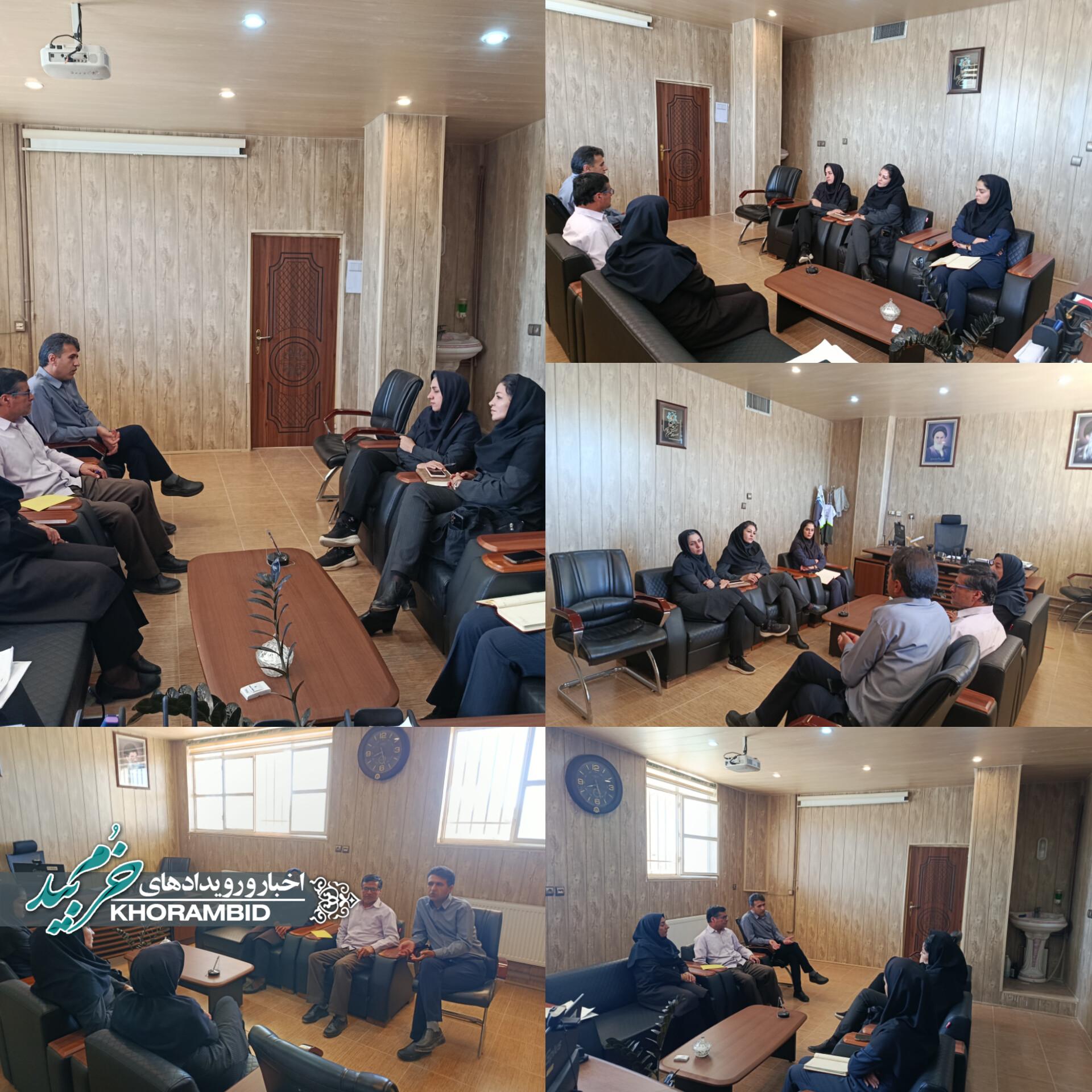 برگزاری کمیته هماهنگی بین‌بخشی مراقبت از بیماری‌های واگیر در شهرستان خرم‌بید