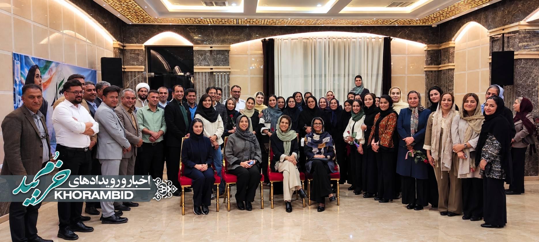 جشن بزرگداشت روز پرستار با همراهی پزشکان و همکاران اداری و پشتیبانی بیمارستان، مسئولین و خیرین شهرستان خرم بید
