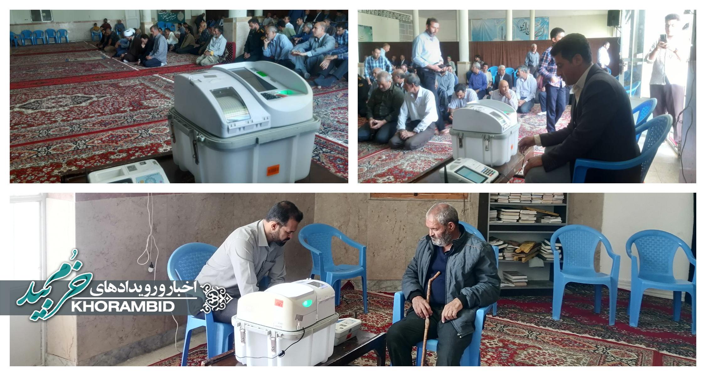 برگزاری موفق مانور انتخابات شوراها در نماز جمعه صفاشهر / تست صندوق‌های تمام الکترونیک و آمادگی برای برگزاری انتخابات