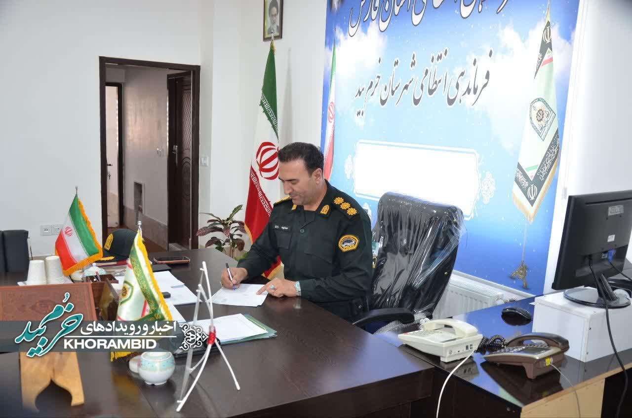 پیام تبریک فرمانده نیروی انتظامی شهرستان خرم‌بید به مناسبت روز پرستار