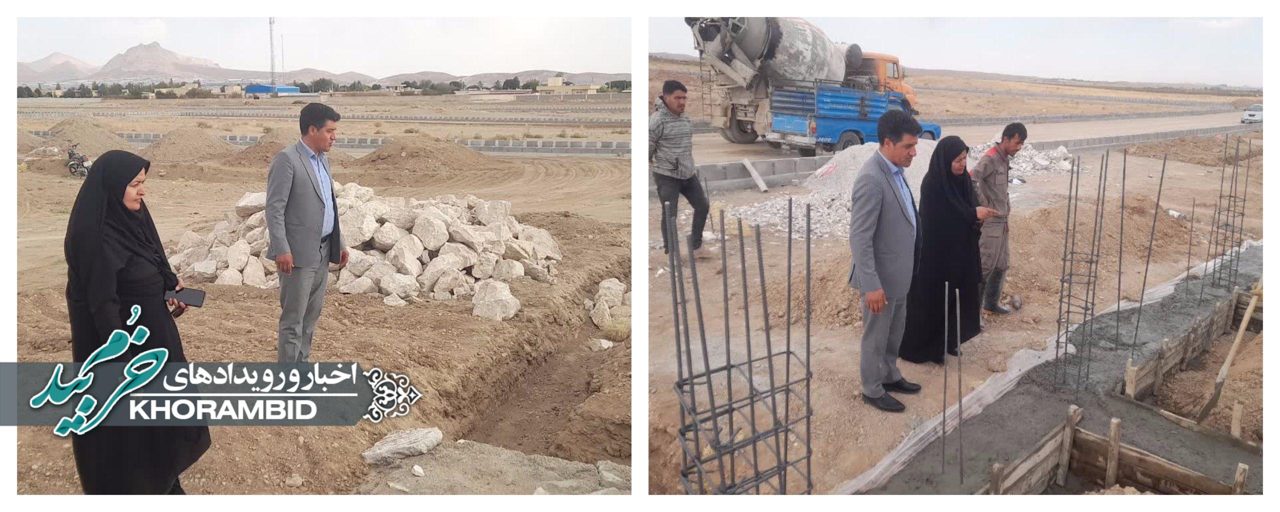 بازدید معاون فرماندار و مدیر بنیاد مسکن خرم بید از طرح ۴۰ واحدی «خانه امید» در شهرک بهار صفاشهر / بررسی روند اجرایی و تأمین زمین بازدید معاون فرماندار و مدیر بنیاد مسکن خرم بید از طرح ۴۰ واحدی «خانه امید» در شهرک بهار صفاشهر / بررسی روند اجرایی و تأمین زمین