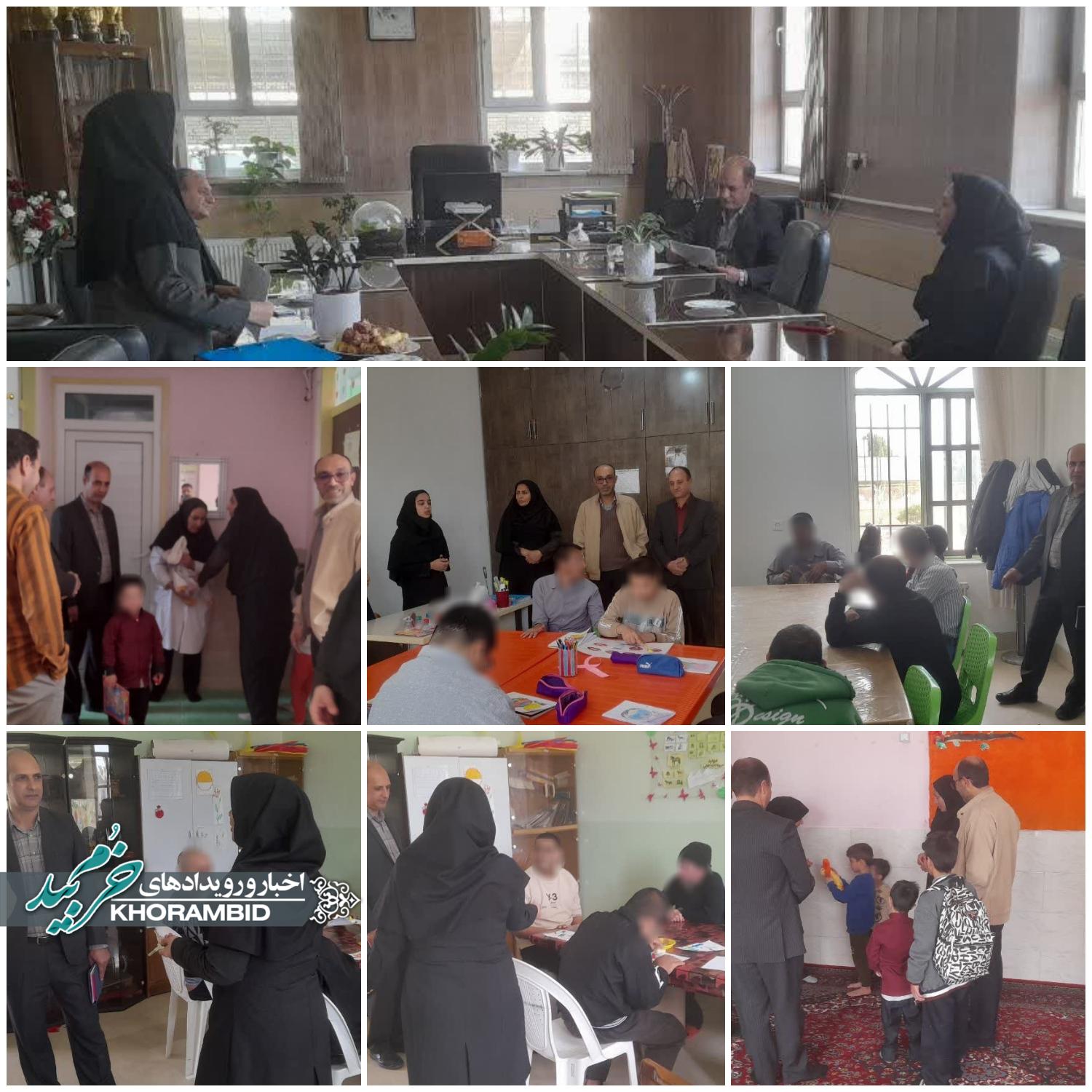 بازدید سربازرس شهرستان‌های شمال فارس از اداره بهزیستی خرم‌بید و مراکز توانبخشی تحت نظارت